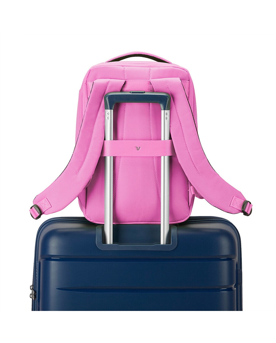 Mochila Underseat Ryanair (14") Ironik 2.0 Expandibles Dimensões 40x25x15/20 cm Rosa-9