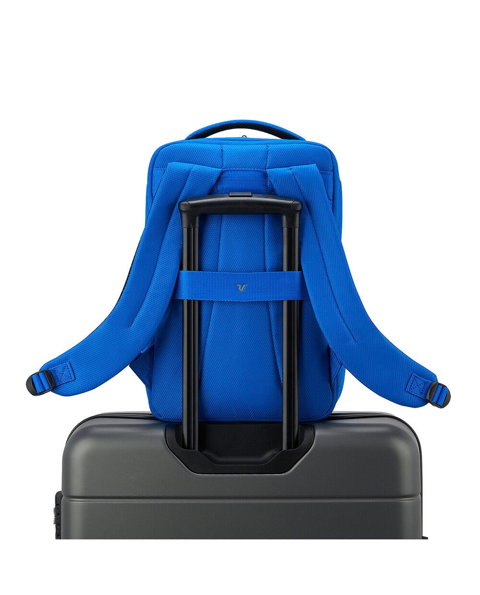 Mochila Underseat Ryanair (14") Ironik 2.0 Expandibles Dimensões 40x25x15/20 cm Azul-3
