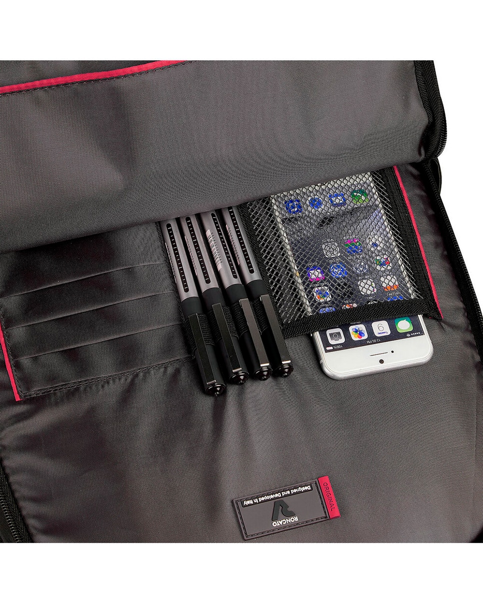 Mochila Business Easy Office para Portátil de 17,3" com 2 Compartimentos Azul-5