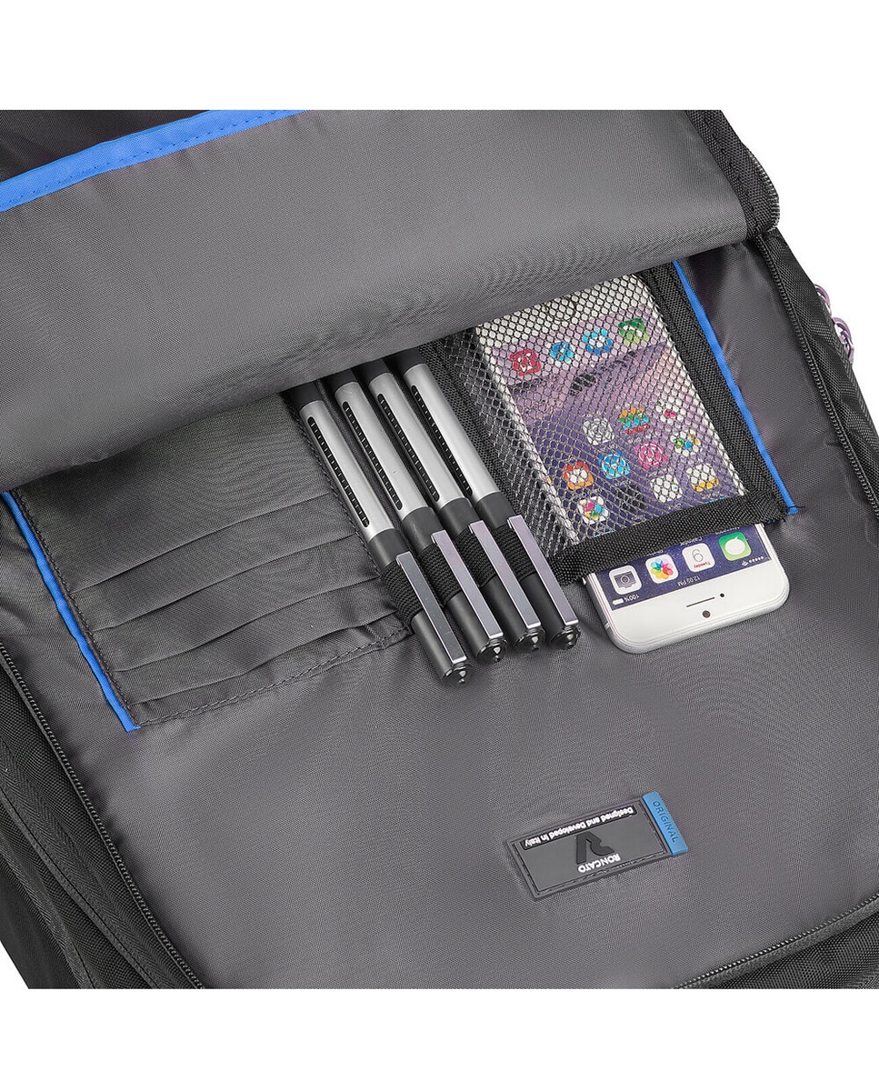 Mochila Business com Rodas Easy Office 2.0 - Portátil de 17,3" Preto-3