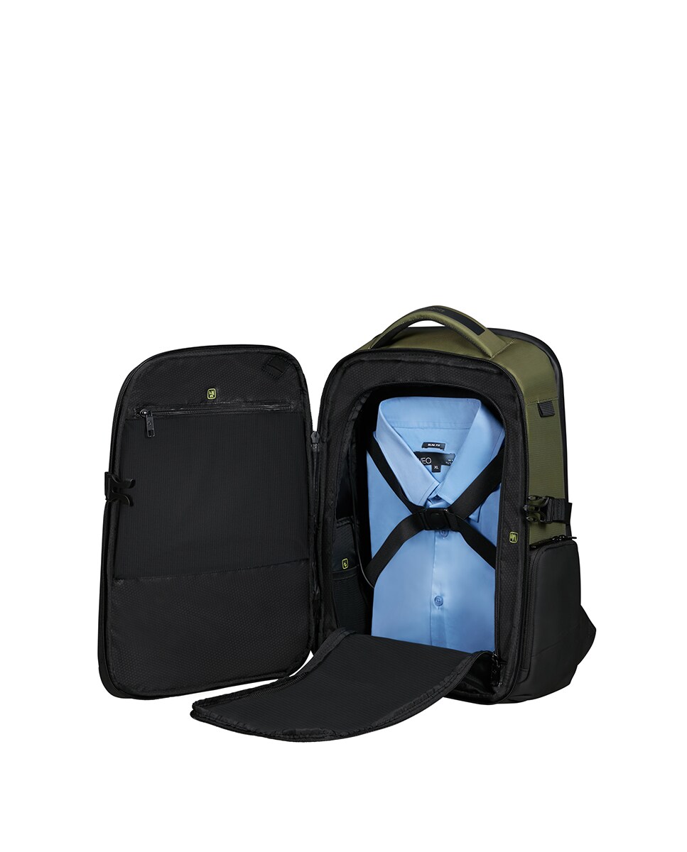 Mochila para Portátil de 15,6" com Capacidade de 22,5 L Verde-4