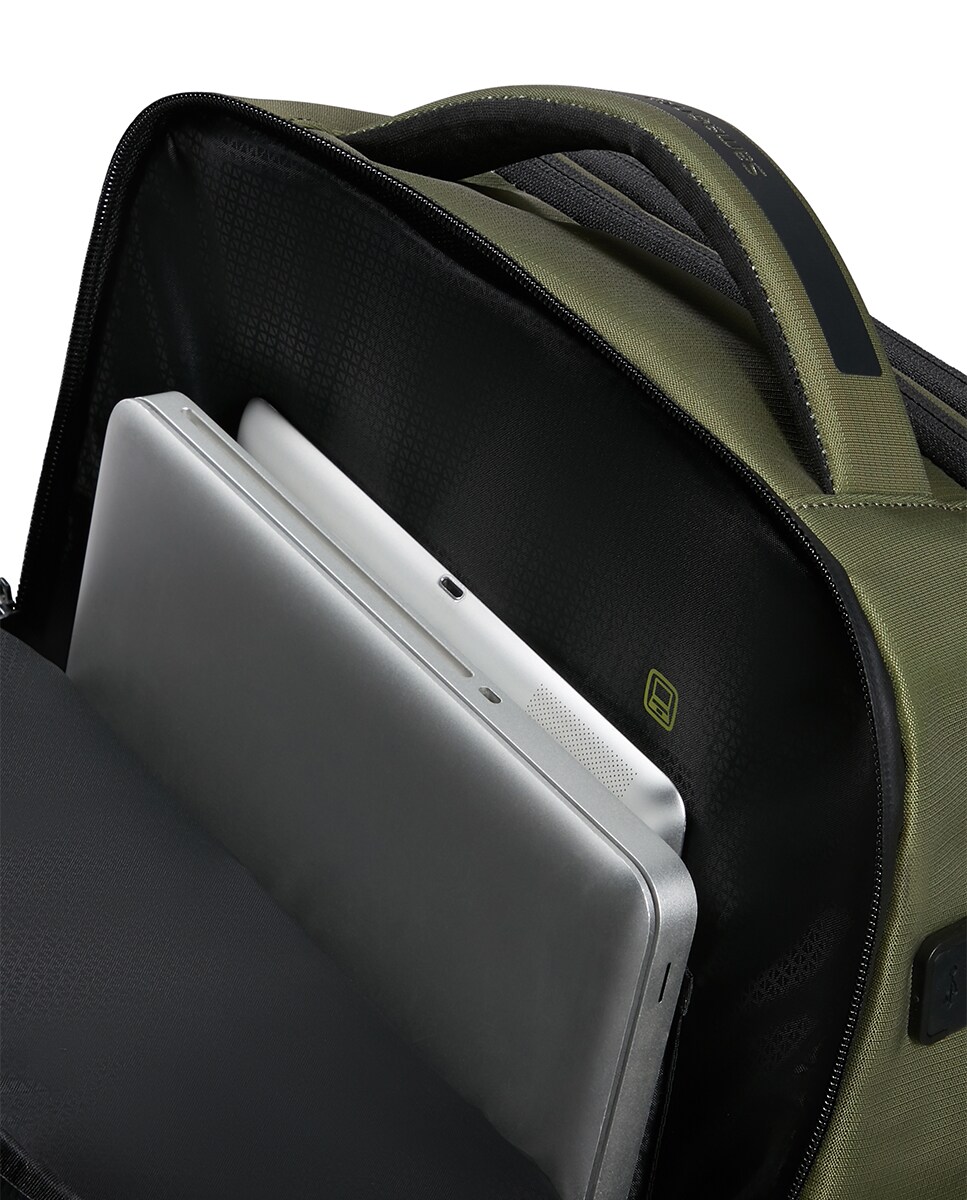 Mochila para Portátil de 15,6" com Capacidade de 22,5 L Verde-5