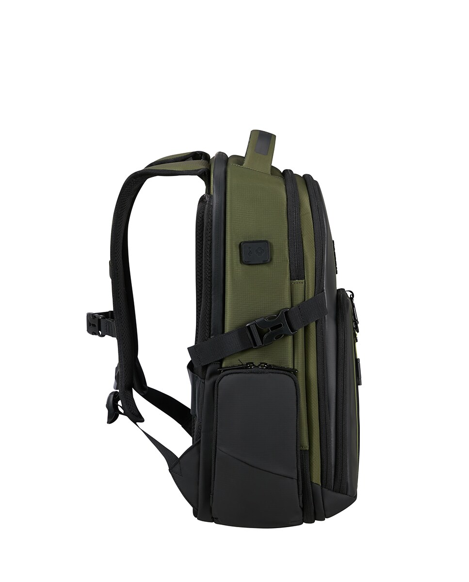 Mochila para Portátil de 15,6" com Capacidade de 22,5 L Verde-7