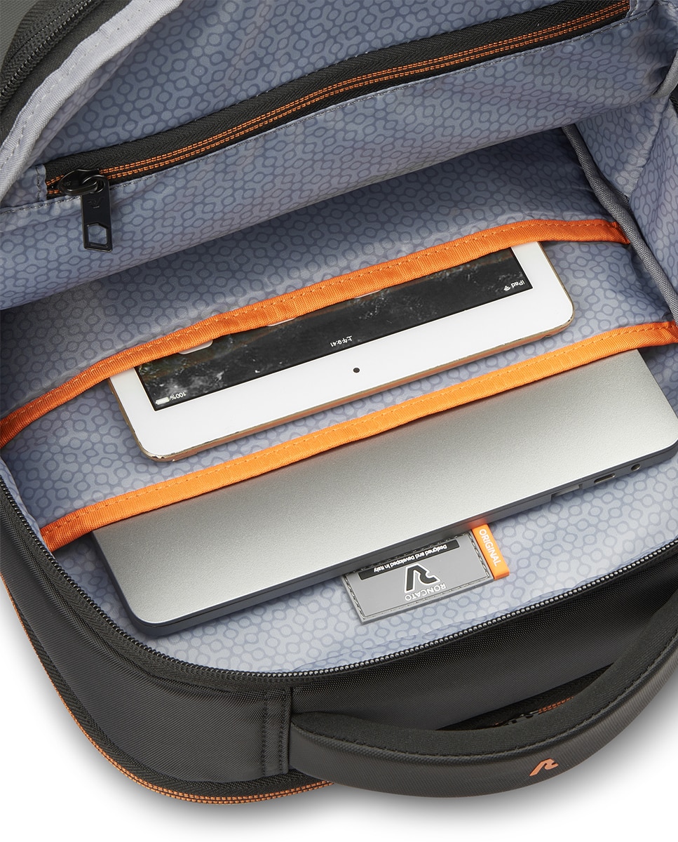Mochila de Trabalho Metropolitan para Portátil de 14'' com 2 Compartimentos Preto-3