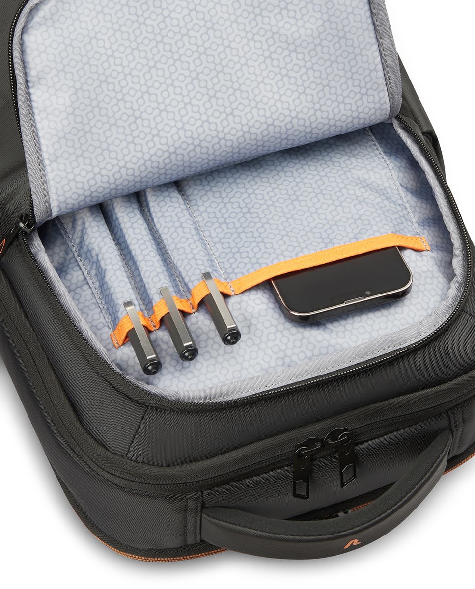 Mochila de Trabalho Metropolitan para Portátil de 14'' com 2 Compartimentos Preto-6
