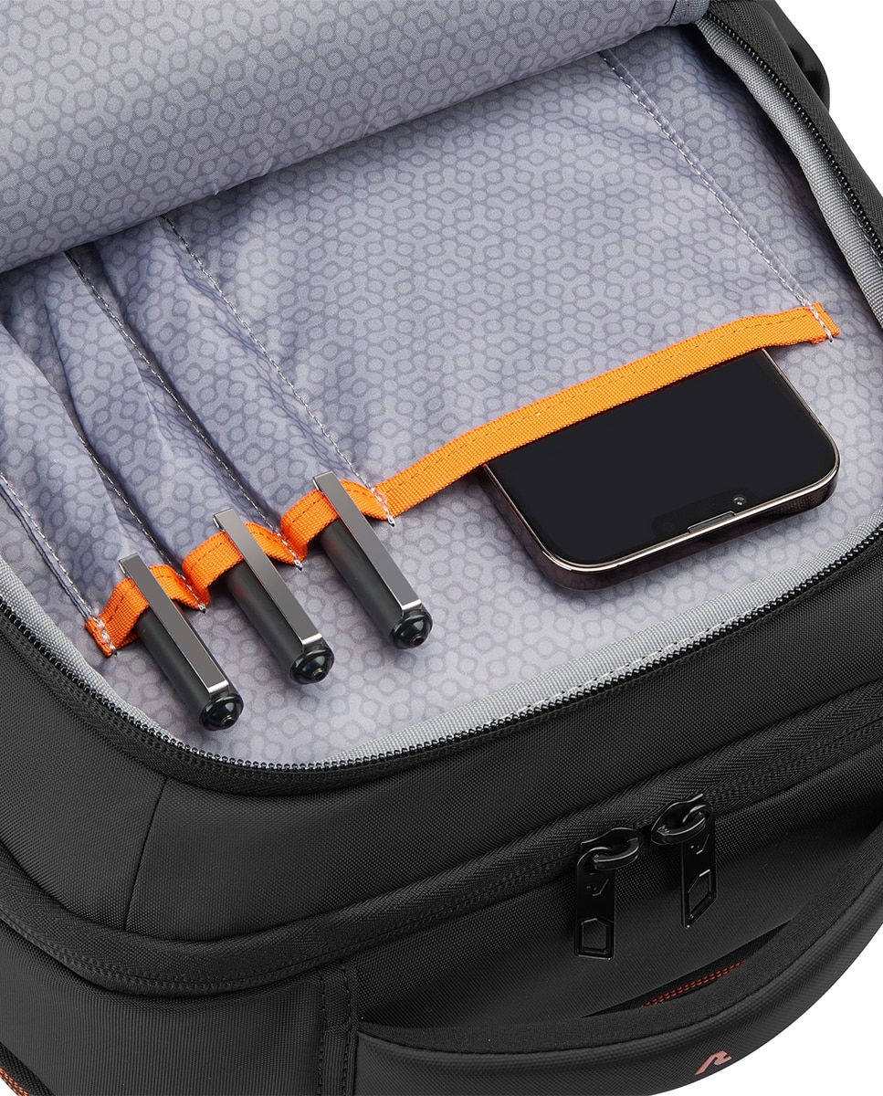 Mochila de Trabalho Metropolitan para Portátil de 15,6" com 2 Compartimentos Preto-6