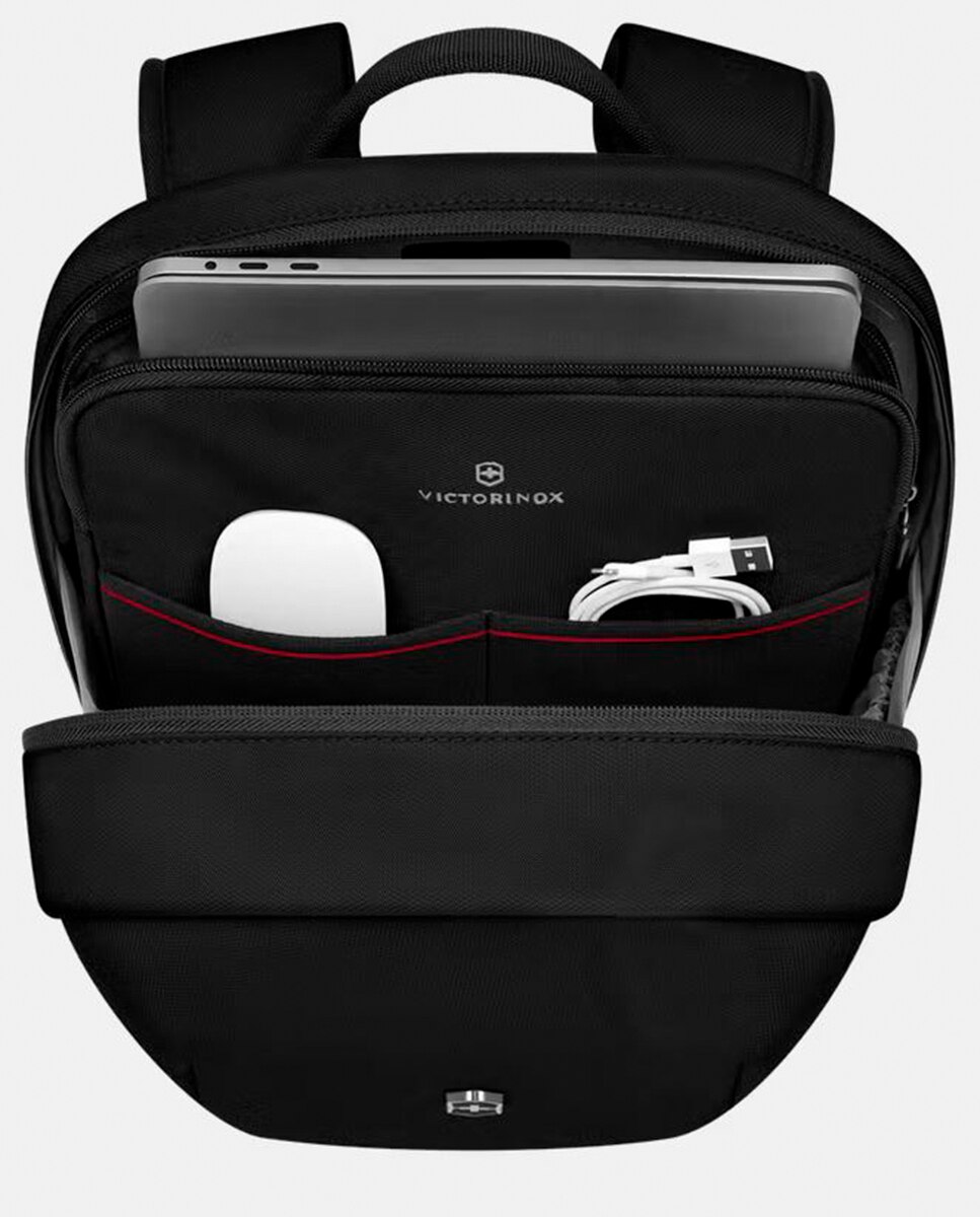Mochila Pequena 16 Litros de Poliéster City Daypack Preto-9