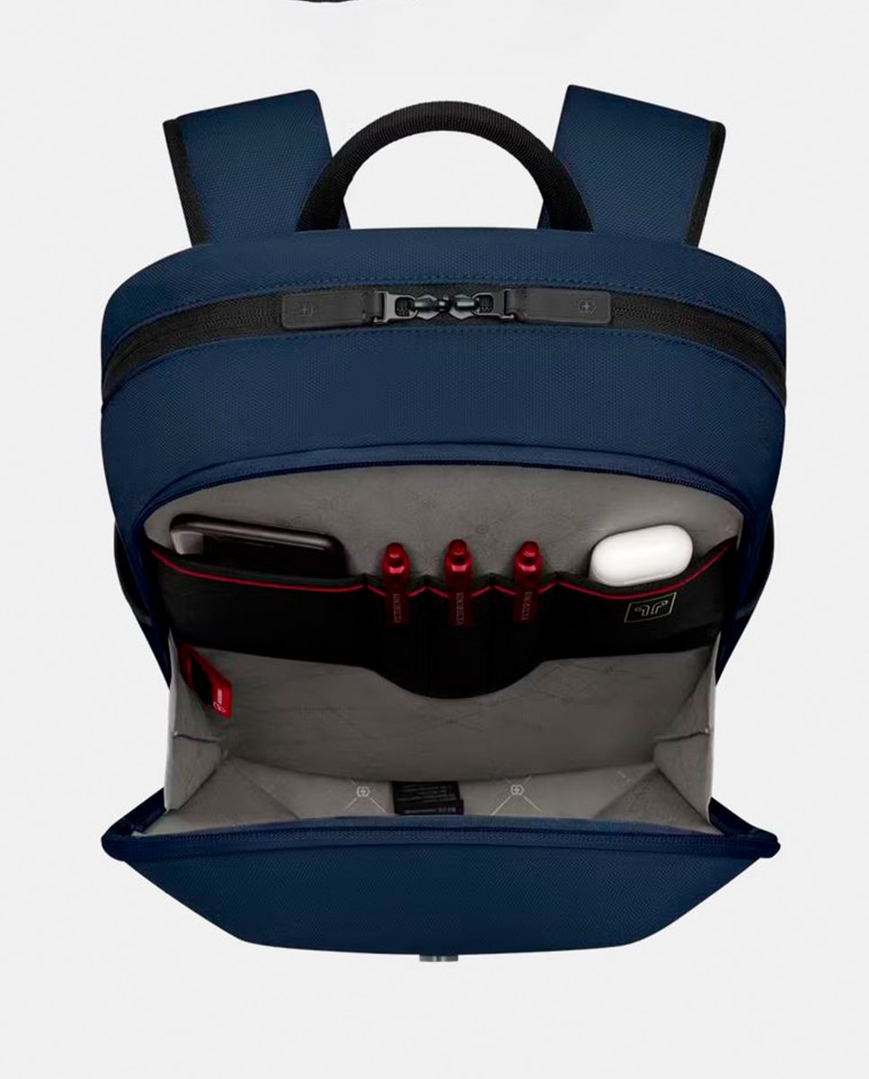 Mochila Pequena 20 Litros de Poliéster Compact Azul-10