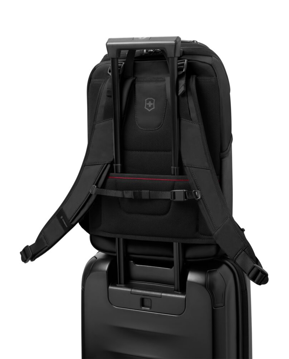 Mochila Média 22 Litros de Poliéster Commuter Preto-9