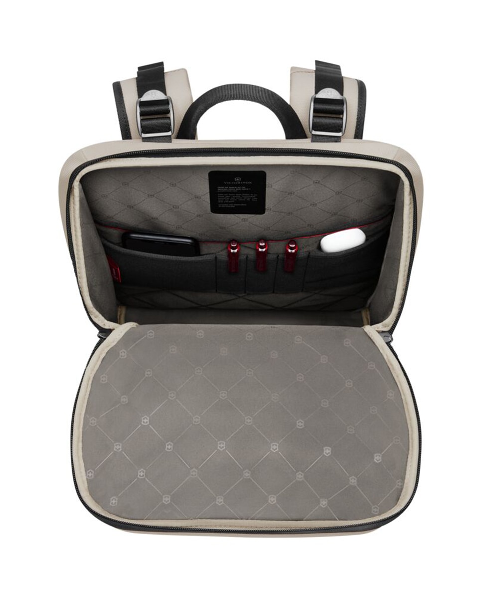 Mochila Média 22 Litros de Poliéster Commuter Branco-4