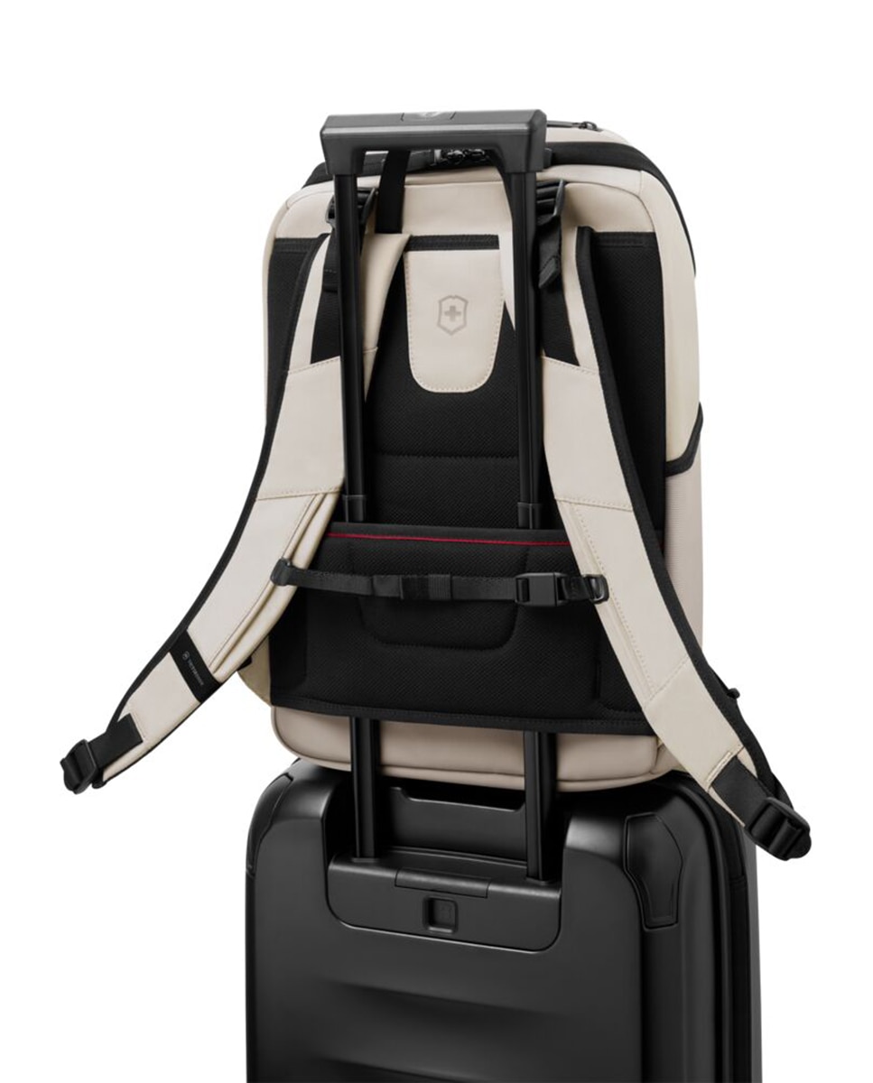 Mochila Média 22 Litros de Poliéster Commuter Branco-8