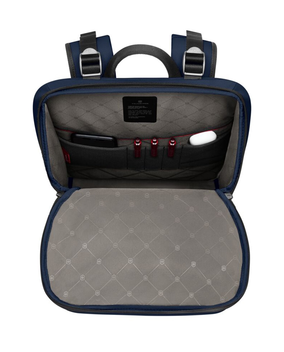 Mochila Média 22 Litros de Poliéster Commuter Azul-5