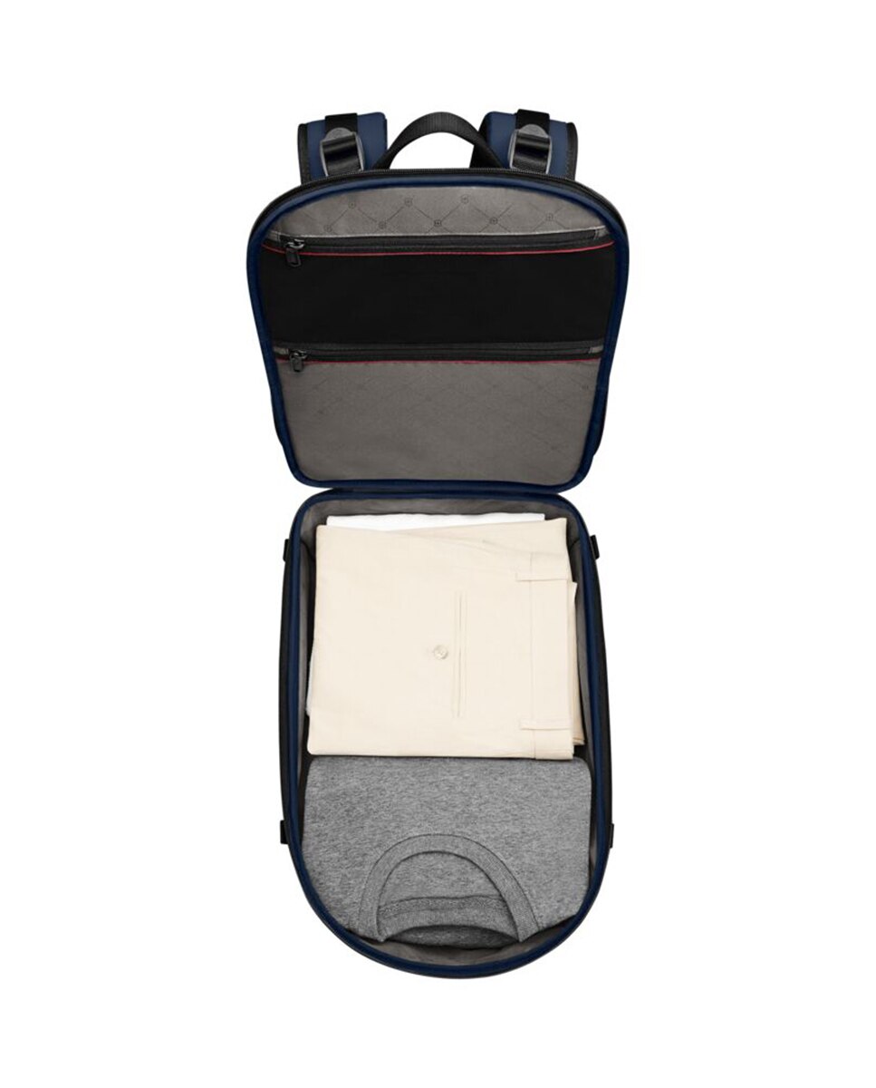 Mochila Grande 32 Litros de Poliéster Traveler Azul-4