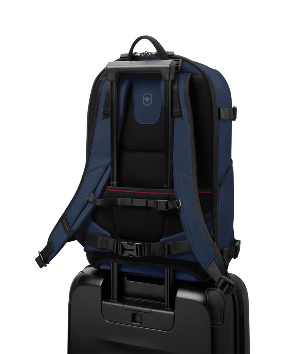 Mochila Grande 32 Litros de Poliéster Traveler Azul-9