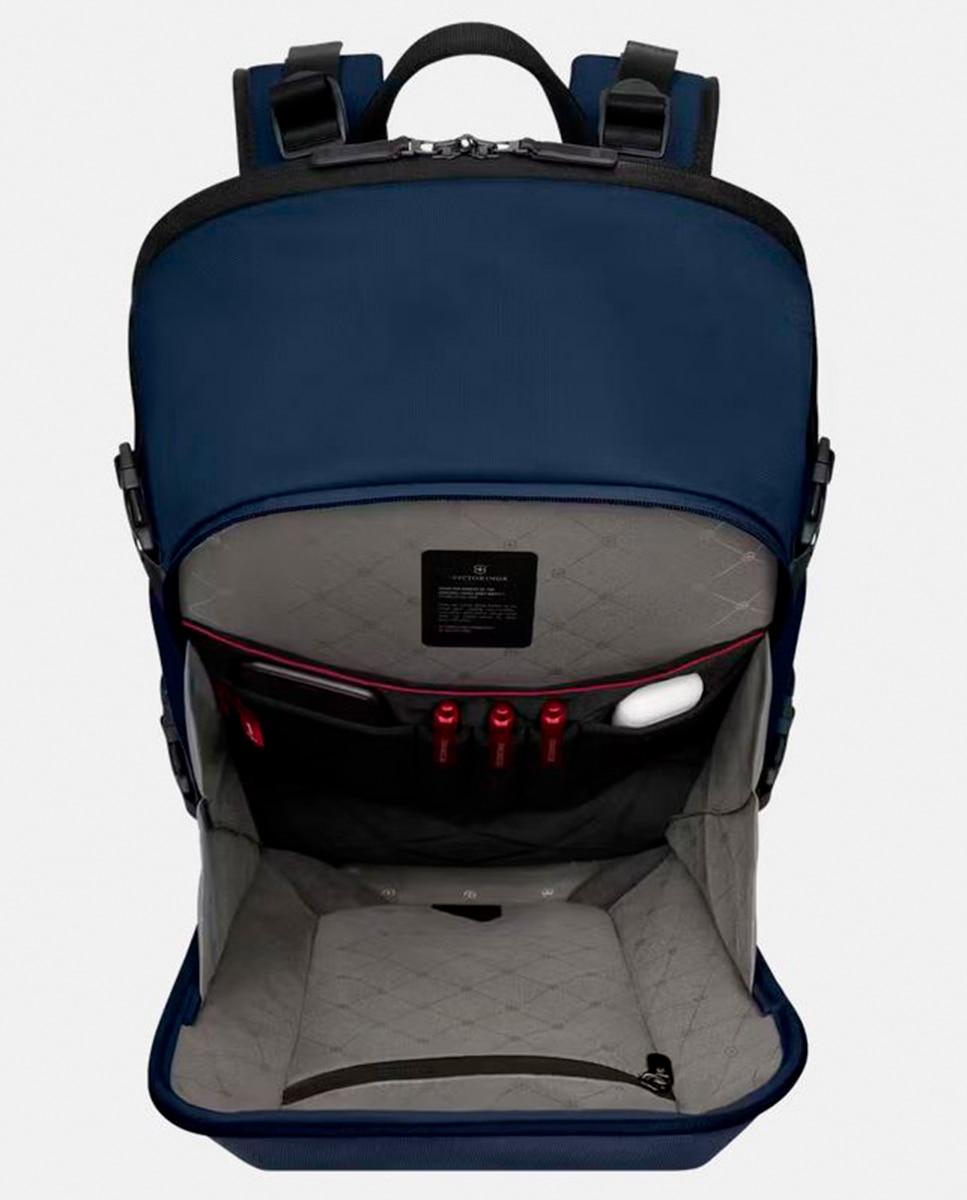 Mochila Grande 32 Litros de Poliéster Traveler Azul-15