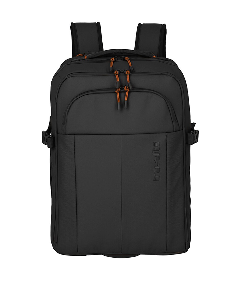 Imagen 3 de Trolley-mochila poliéster 27L - Travelite - Negro Negro