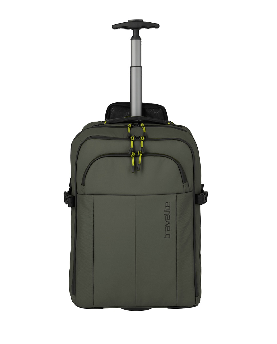 Trolley-Mochila em Poliéster - 27 L Caqui-3