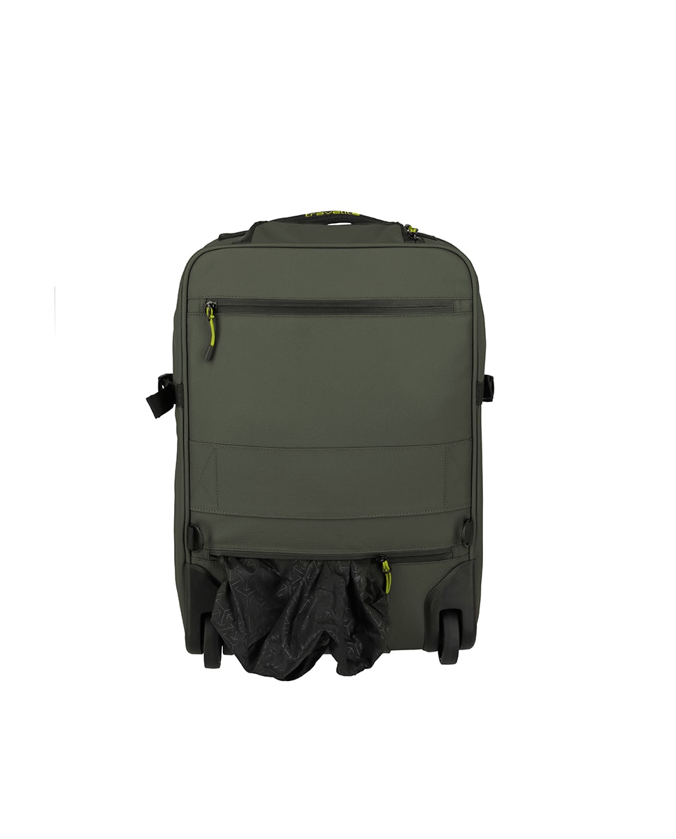 Trolley-Mochila em Poliéster - 27 L Caqui-5