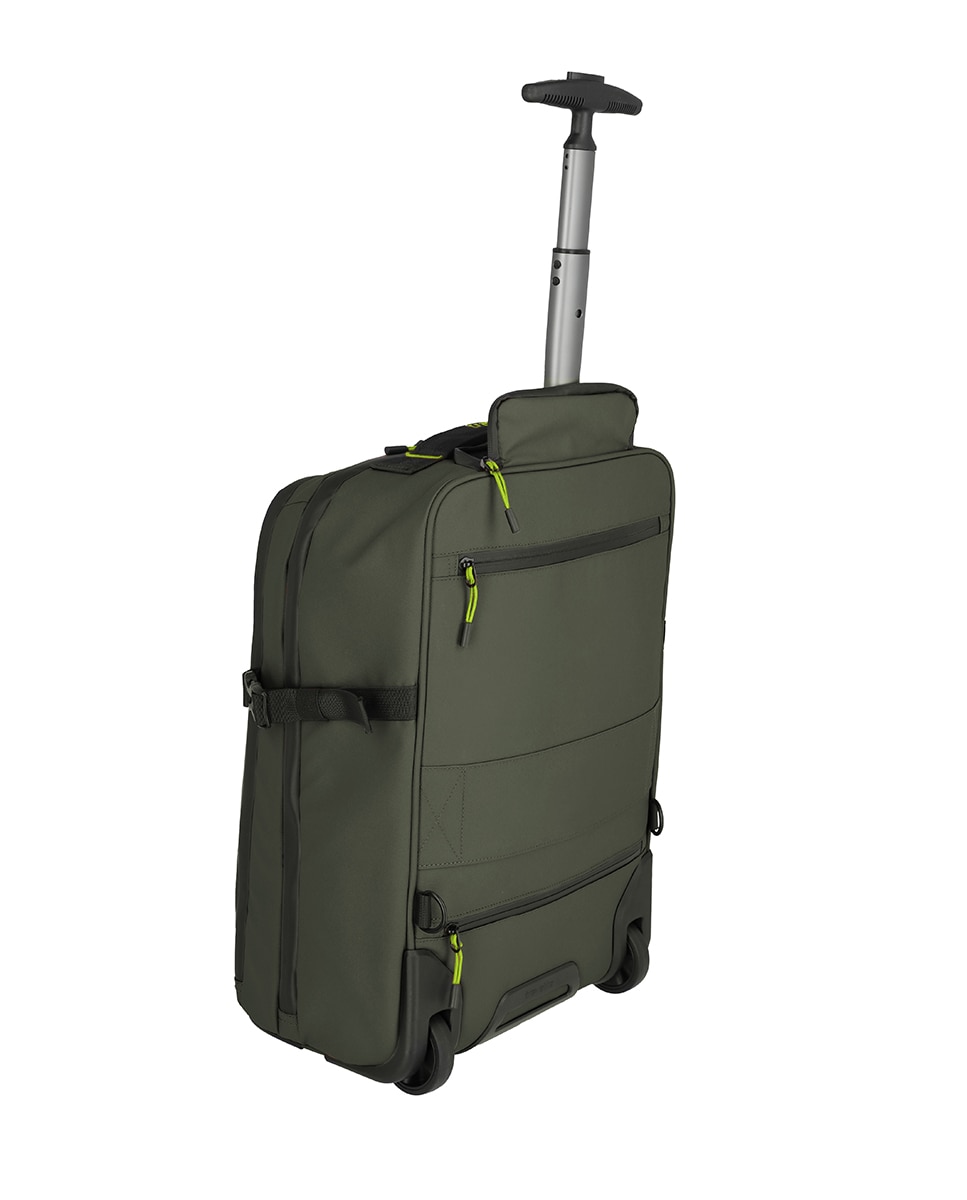 Trolley-Mochila em Poliéster - 27 L Caqui-10