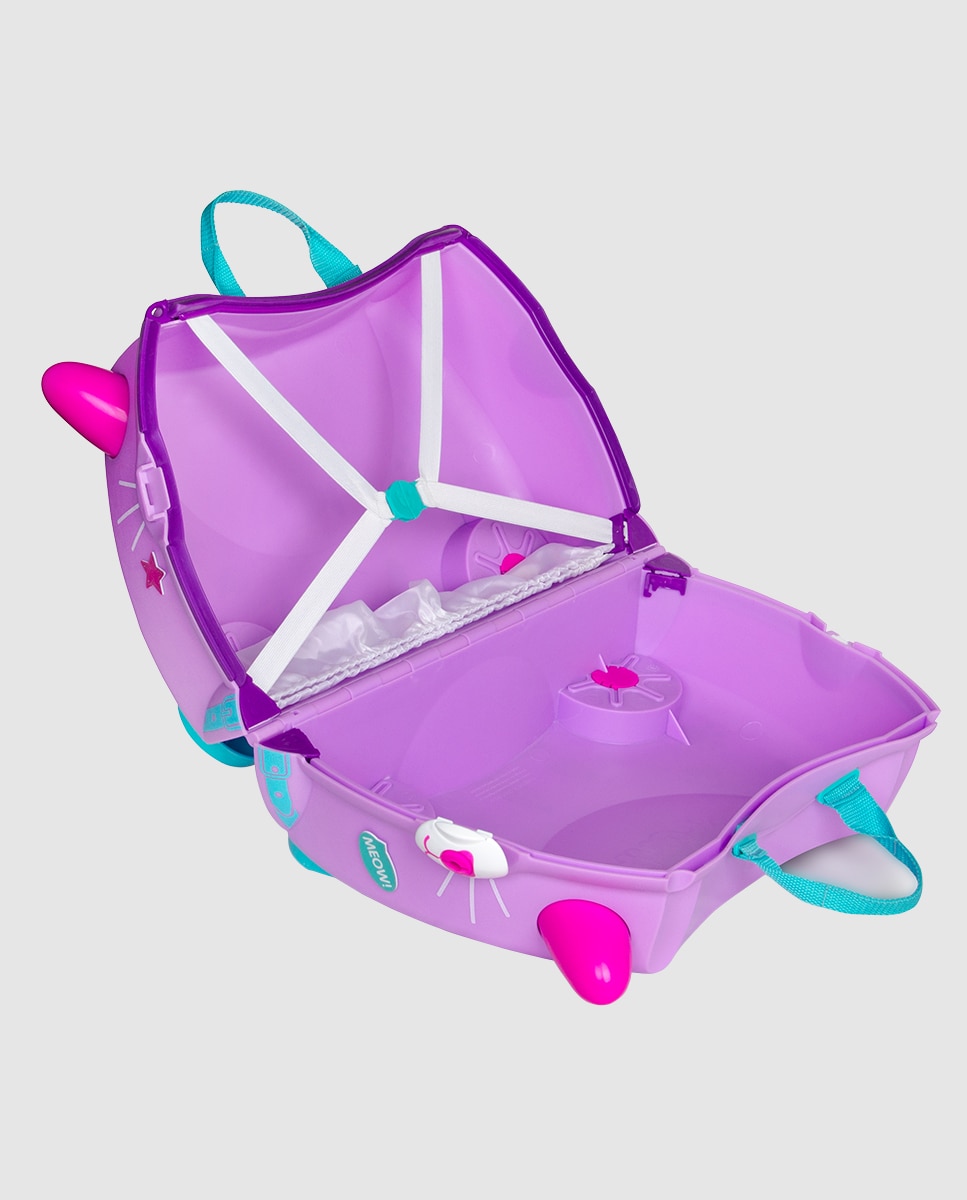 Trolley infantil Cassie, A Gatinha rígido rosa, com capacidade para 18 L Rosa-2