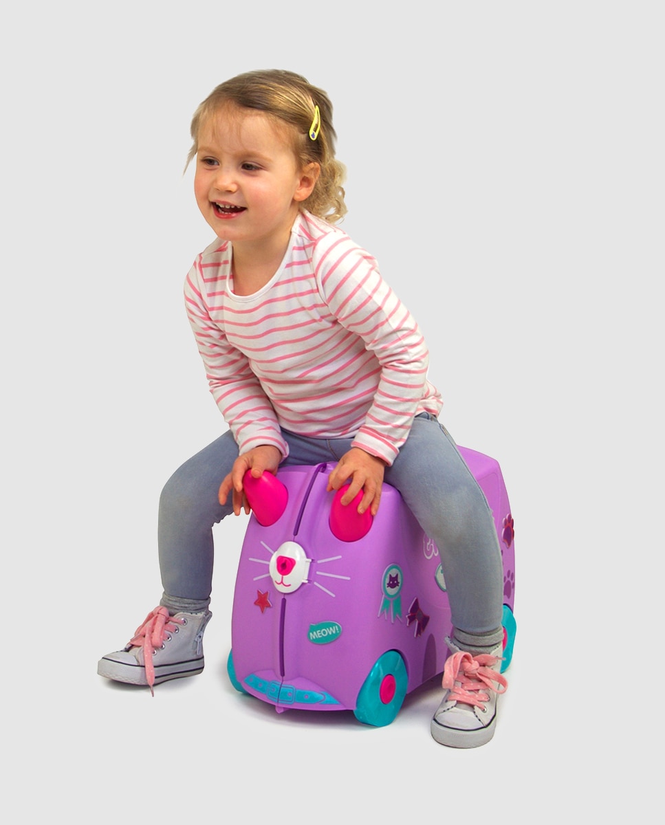 Trolley infantil Cassie, A Gatinha rígido rosa, com capacidade para 18 L Rosa-3