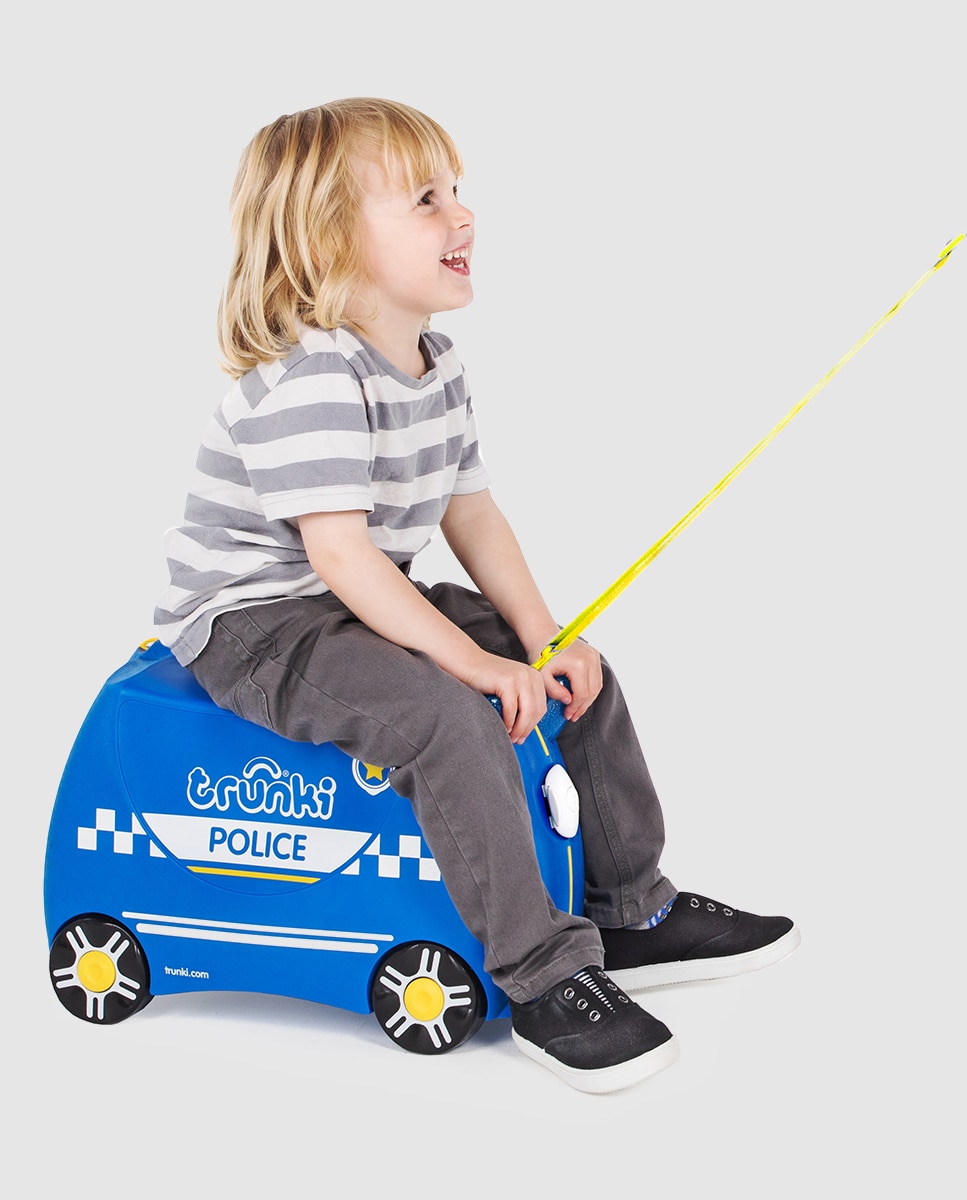 Trolley infantil Percy, O Polícia, rígido azul-marinho, com capacidade para 18 L Azul-marinho-5