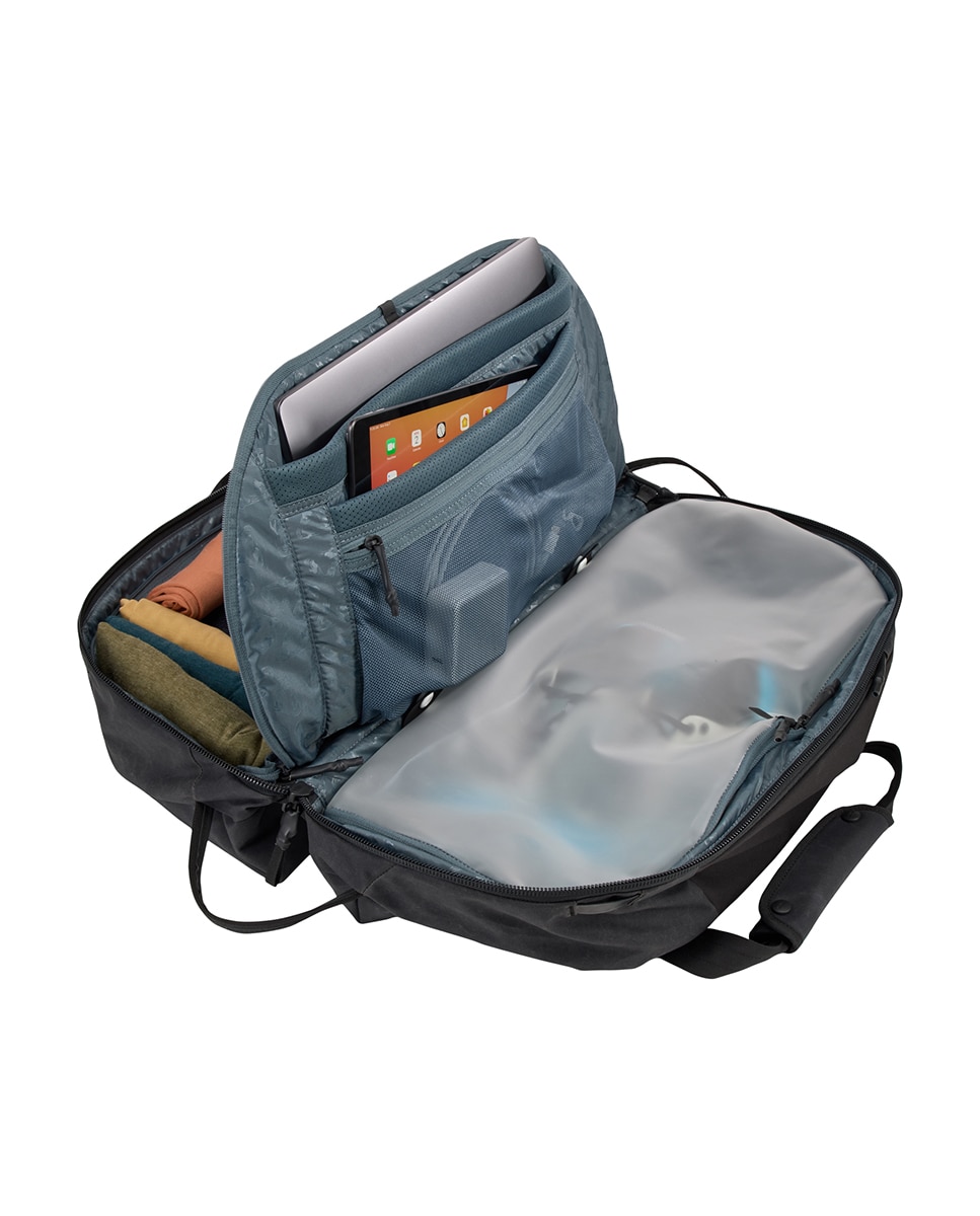 Saco de Lona Encerado Aion Duffel Bag 35L Preto-3