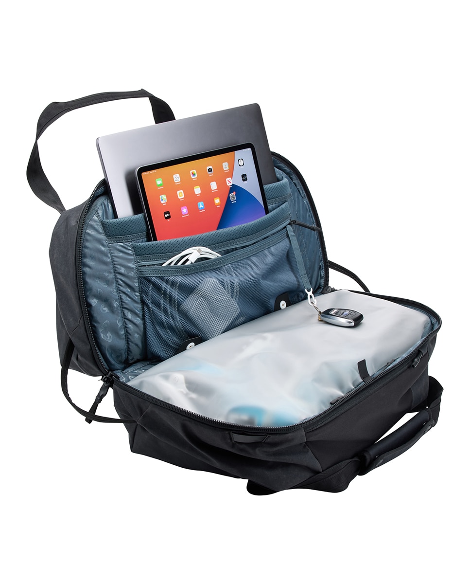 Saco de Lona Encerado Aion Duffel Bag 35L Preto-6
