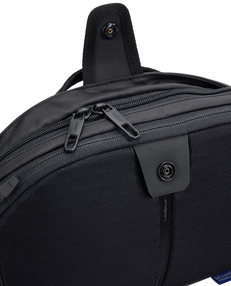 Saco Tiracolo 5L em Nylon - Preto Preto-4