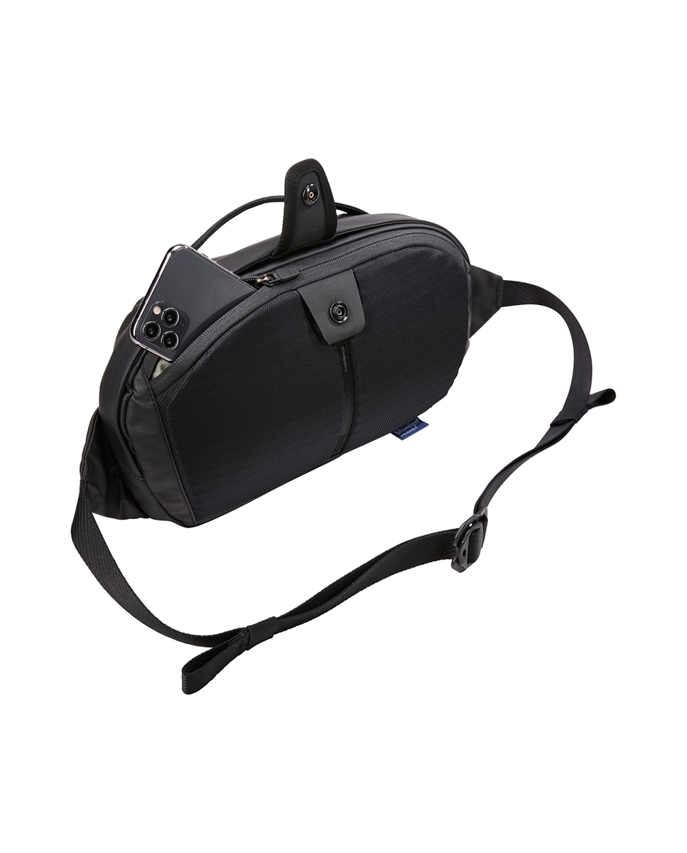Saco Tiracolo 5L em Nylon - Preto Preto-7