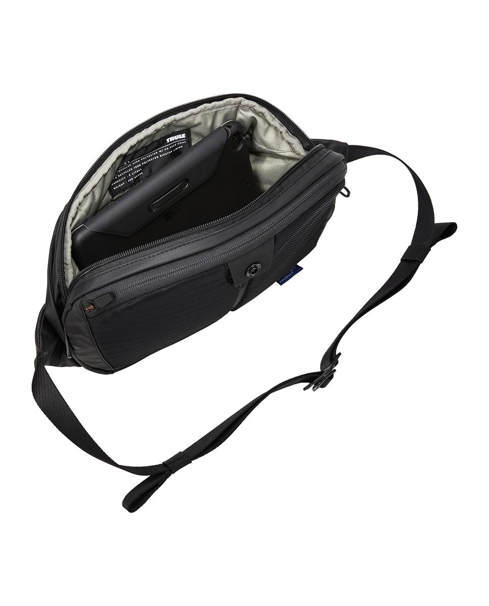 Saco Tiracolo 5L em Nylon - Preto Preto-8