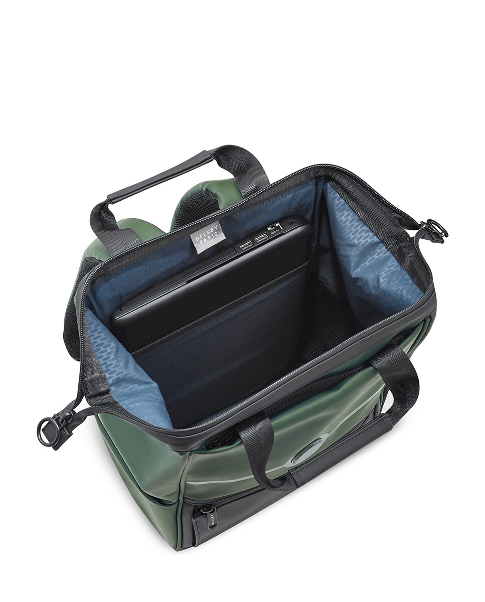 TURENNE SOFT Mochila con compartimento PC 14" - Delsey Paris - Rosa claro Verde-5
