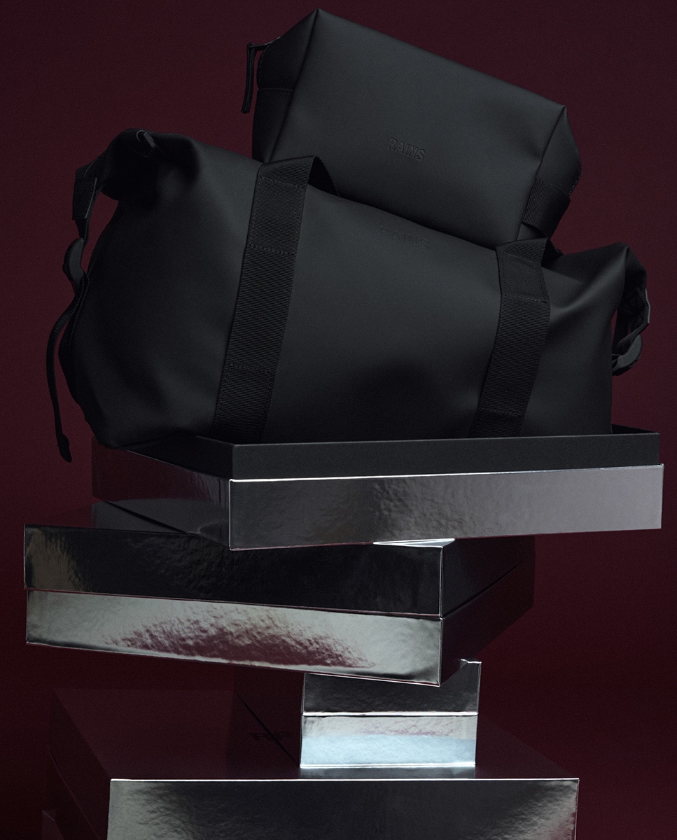 Weekend + Nécessaire Bundle Impermeável Preto-2