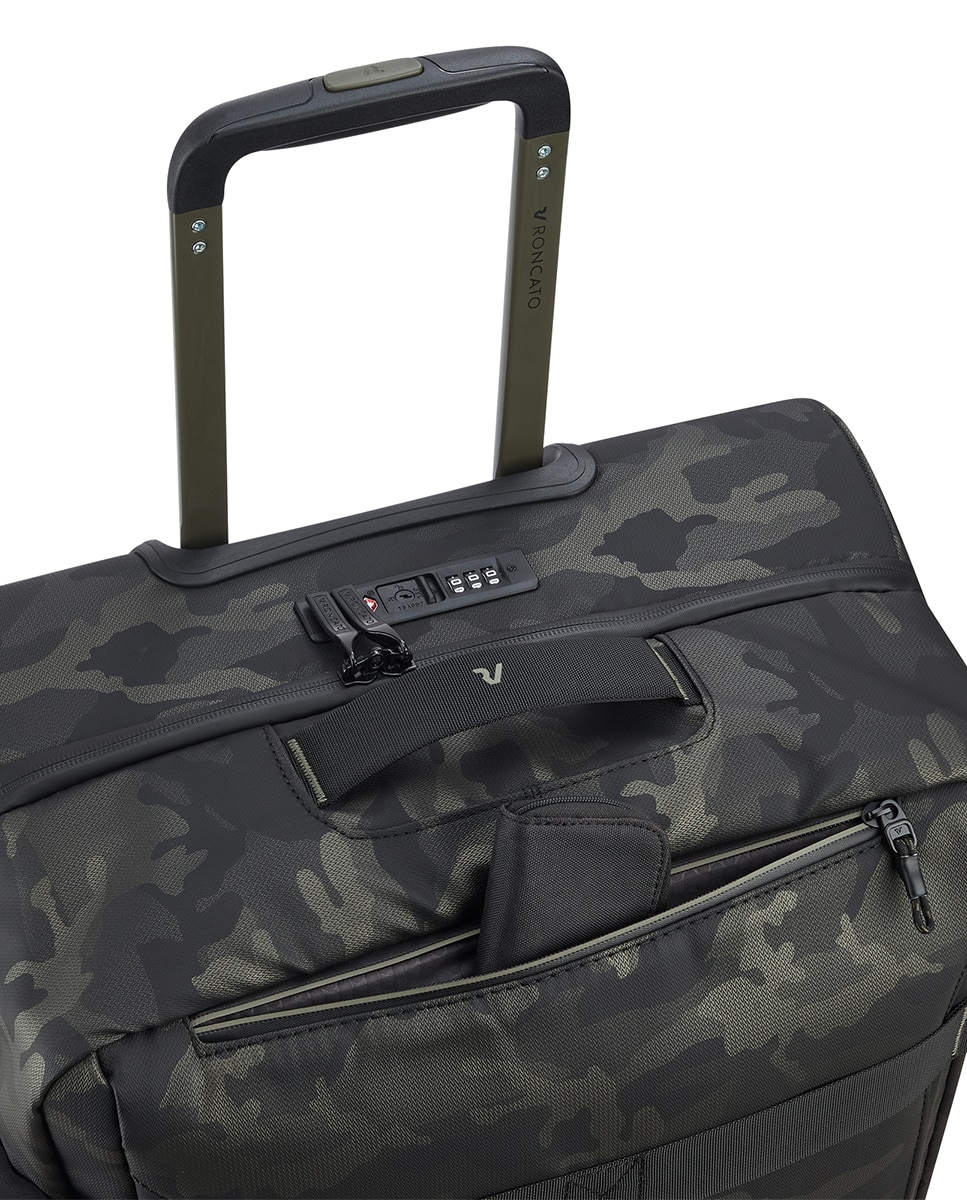 Mala Tipo Trolley de Cabine em Poliéster - 36,5 L Verde-7