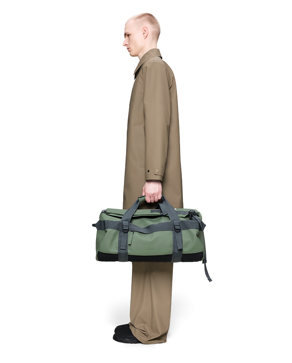 Mala de Viagem Texel Duffel Pequena Impermeável Verde-4