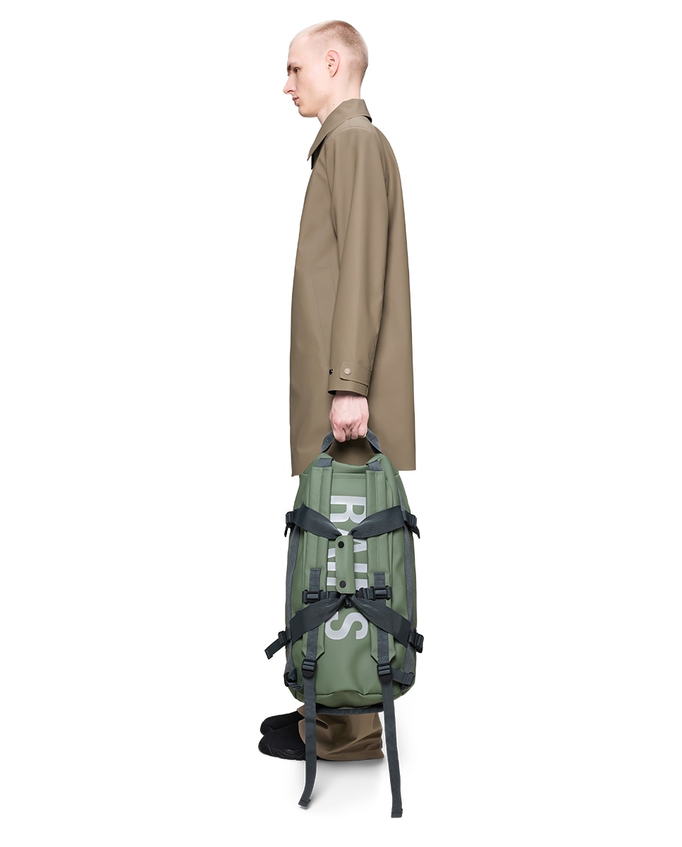 Mala de Viagem Texel Duffel Pequena Impermeável Verde-5