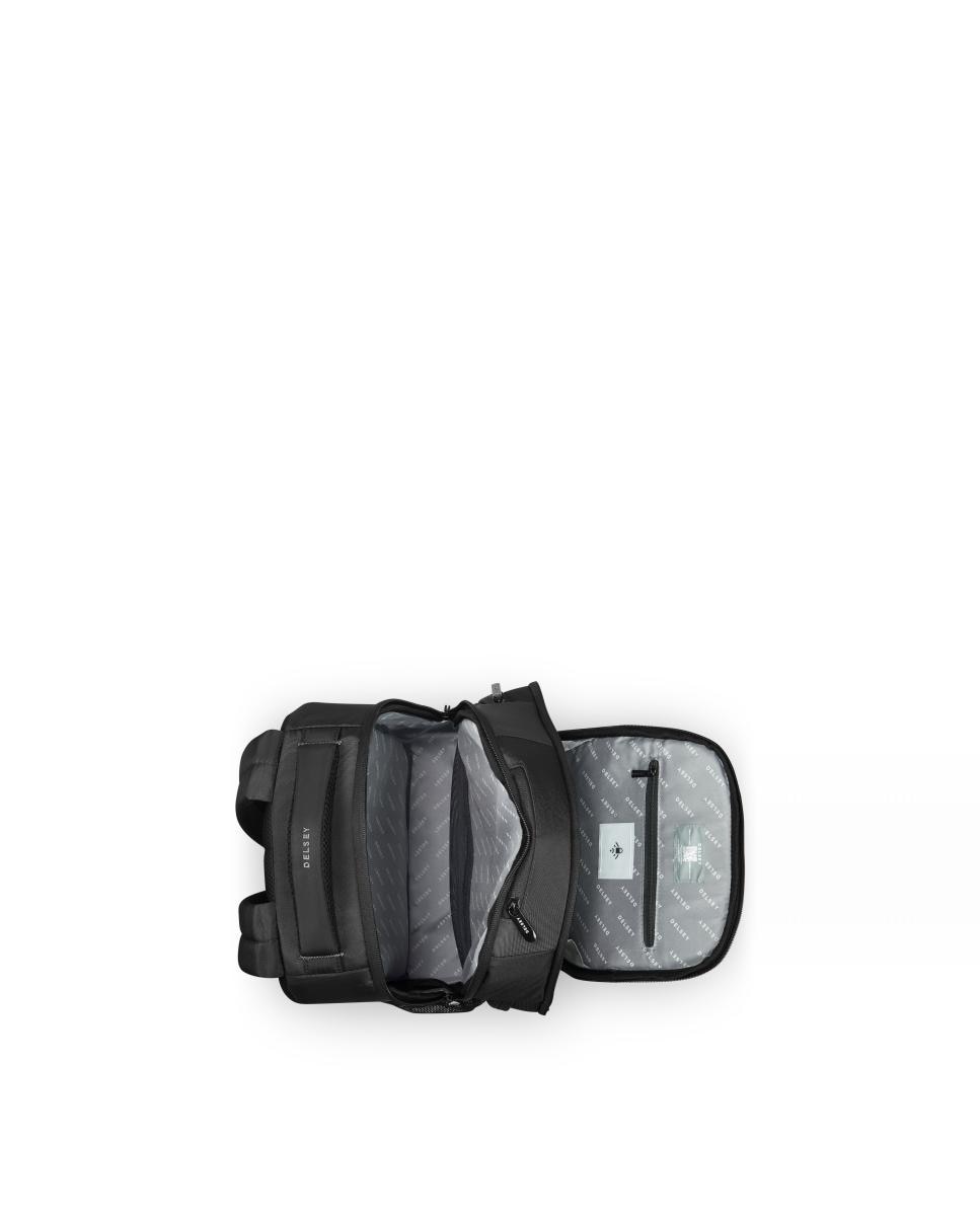 Mochila viaje poliéster - Delsey Paris - Negro Negro-3
