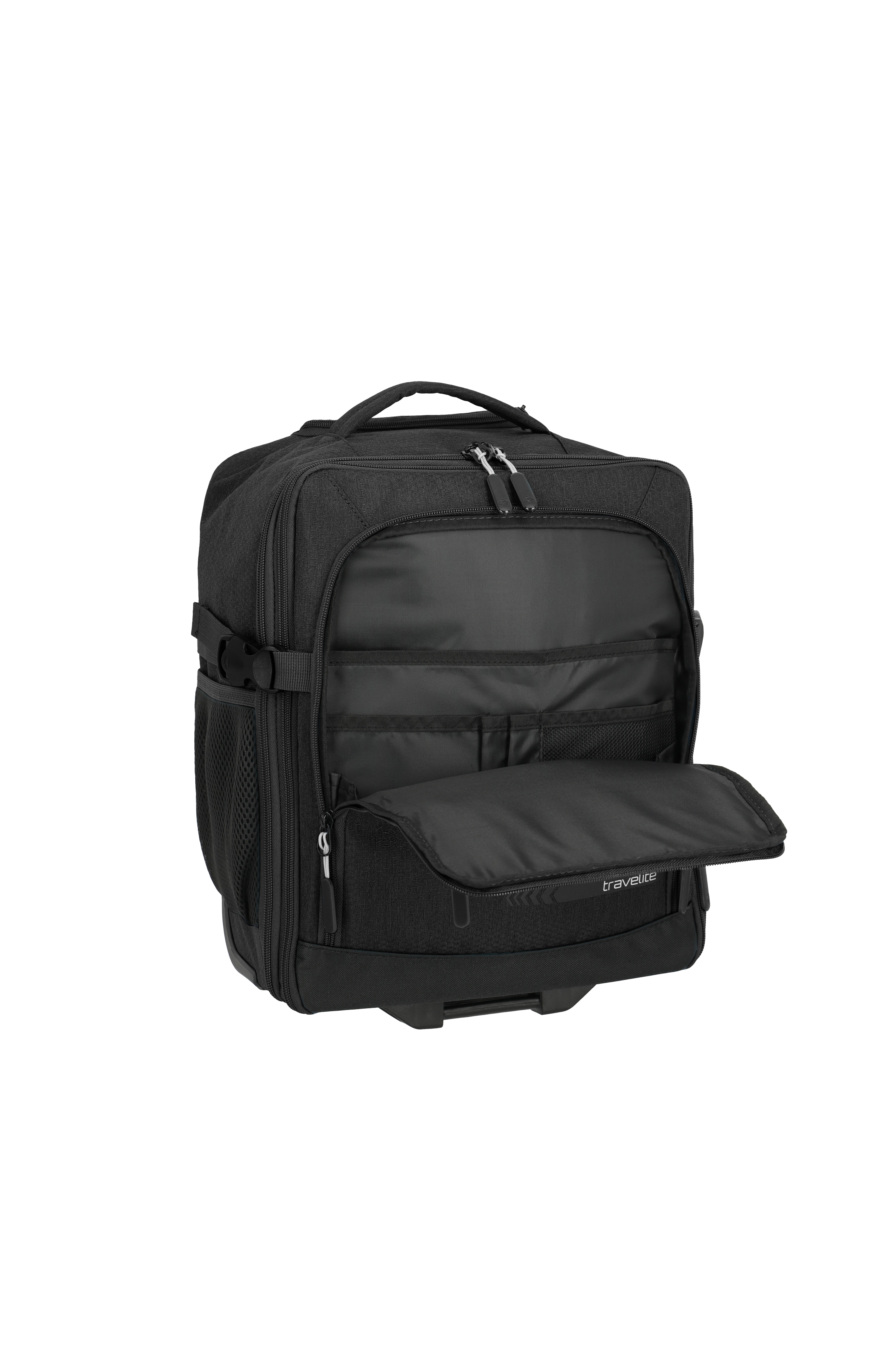 Trolley Tipo Mochila Underseat em Poliéster - 28 L Preto-5