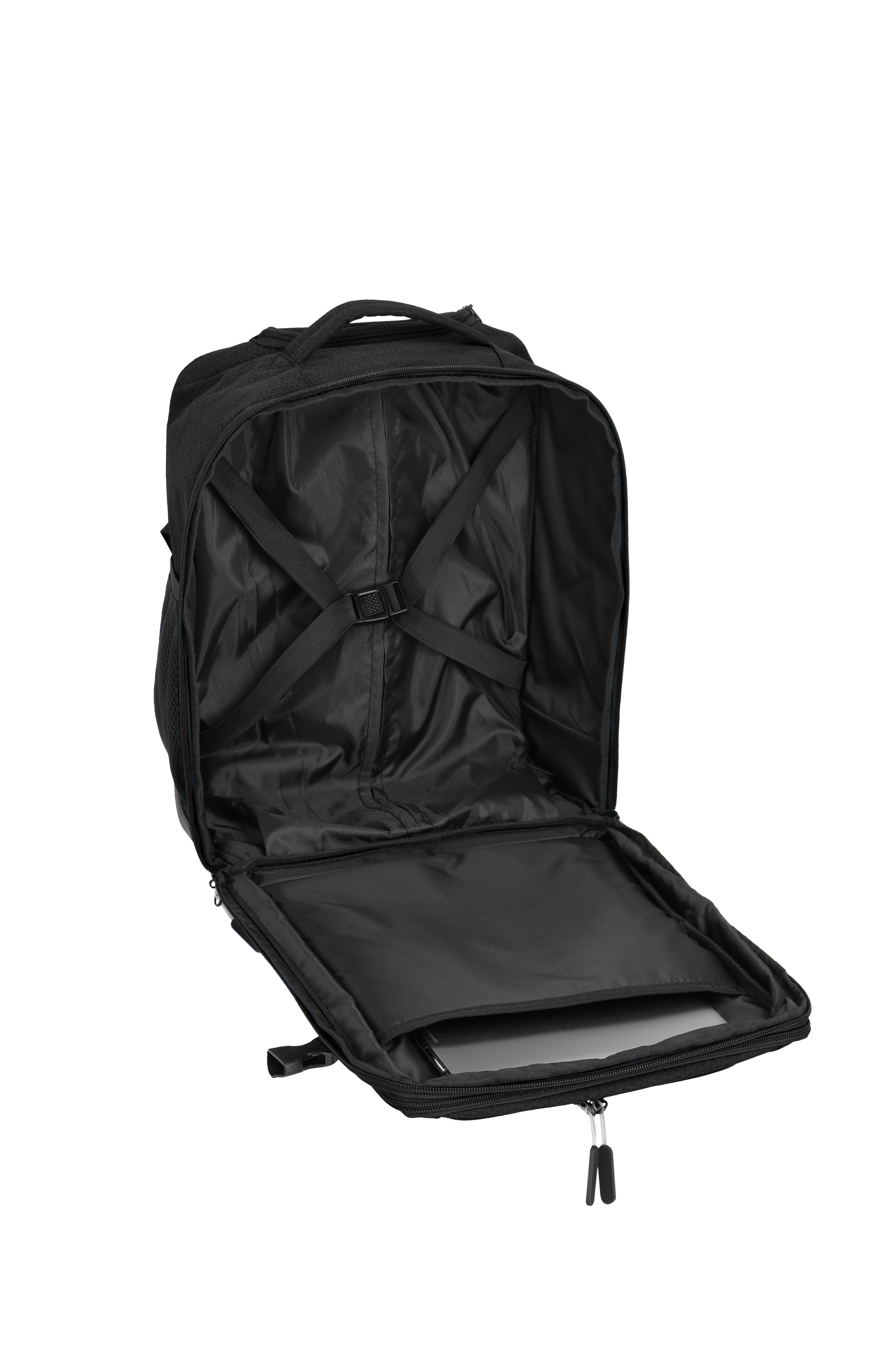 Trolley Tipo Mochila Underseat em Poliéster - 28 L Preto-6