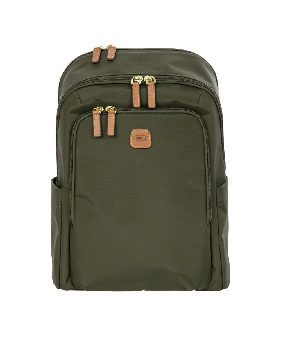 Mochila 2 en 1 de tejido reciclado 22L - Bric's - Verde oscuro Verde oscuro-1