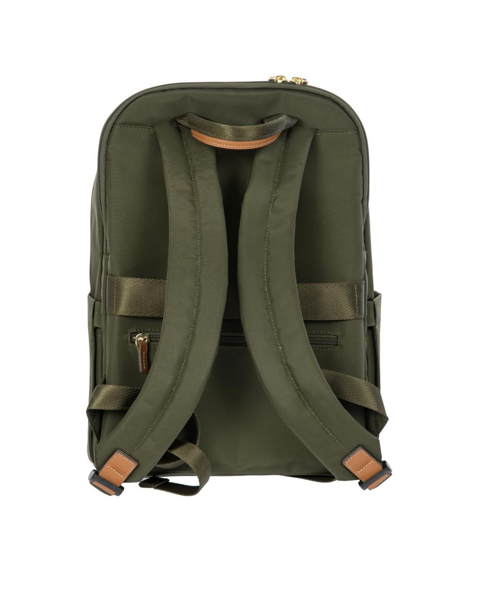 Mochila 2 en 1 de tejido reciclado 22L - Bric's - Verde oscuro Verde oscuro-3