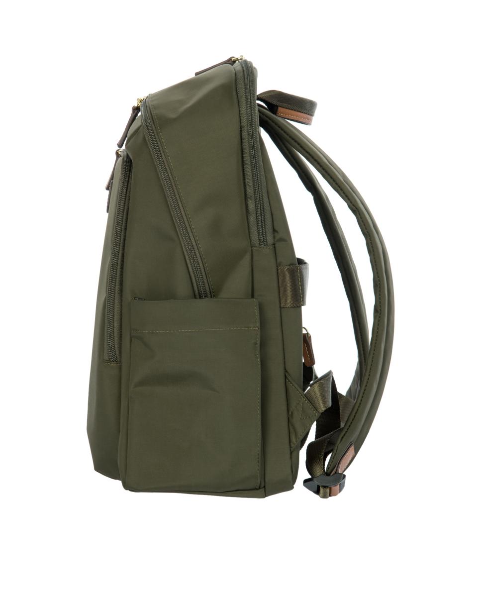 Mochila 2 en 1 de tejido reciclado 22L - Bric's - Verde oscuro Verde oscuro-4