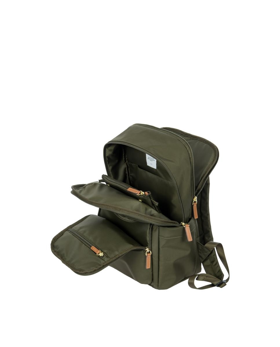 Mochila 2 en 1 de tejido reciclado 22L - Bric's - Verde oscuro Verde oscuro-5