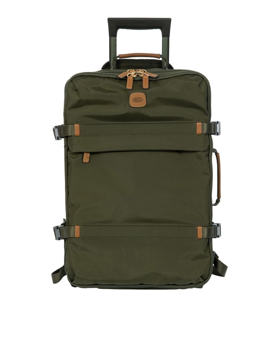Mochila / Trolley de tejido reciclado 30L - Bric's - Verde oscuro Verde oscuro-1