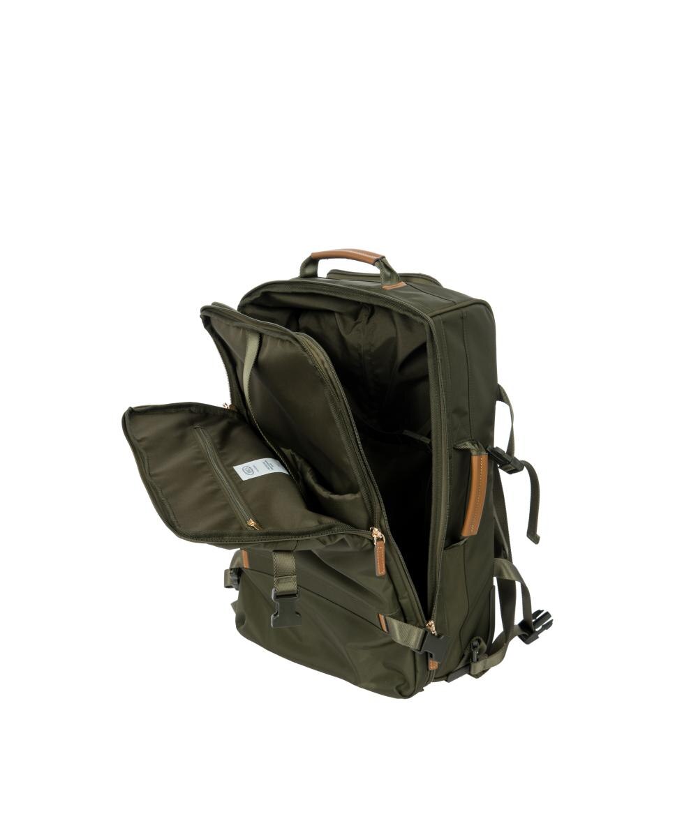 Mochila / Trolley de tejido reciclado 30L - Bric's - Verde oscuro Verde oscuro-4