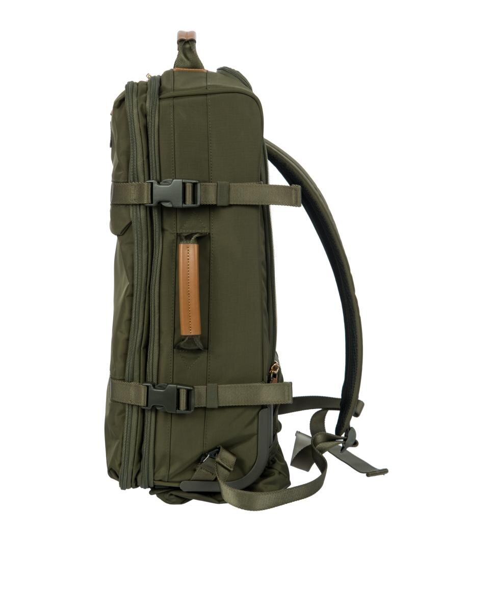Mochila / Trolley de tejido reciclado 30L - Bric's - Verde oscuro Verde oscuro-5