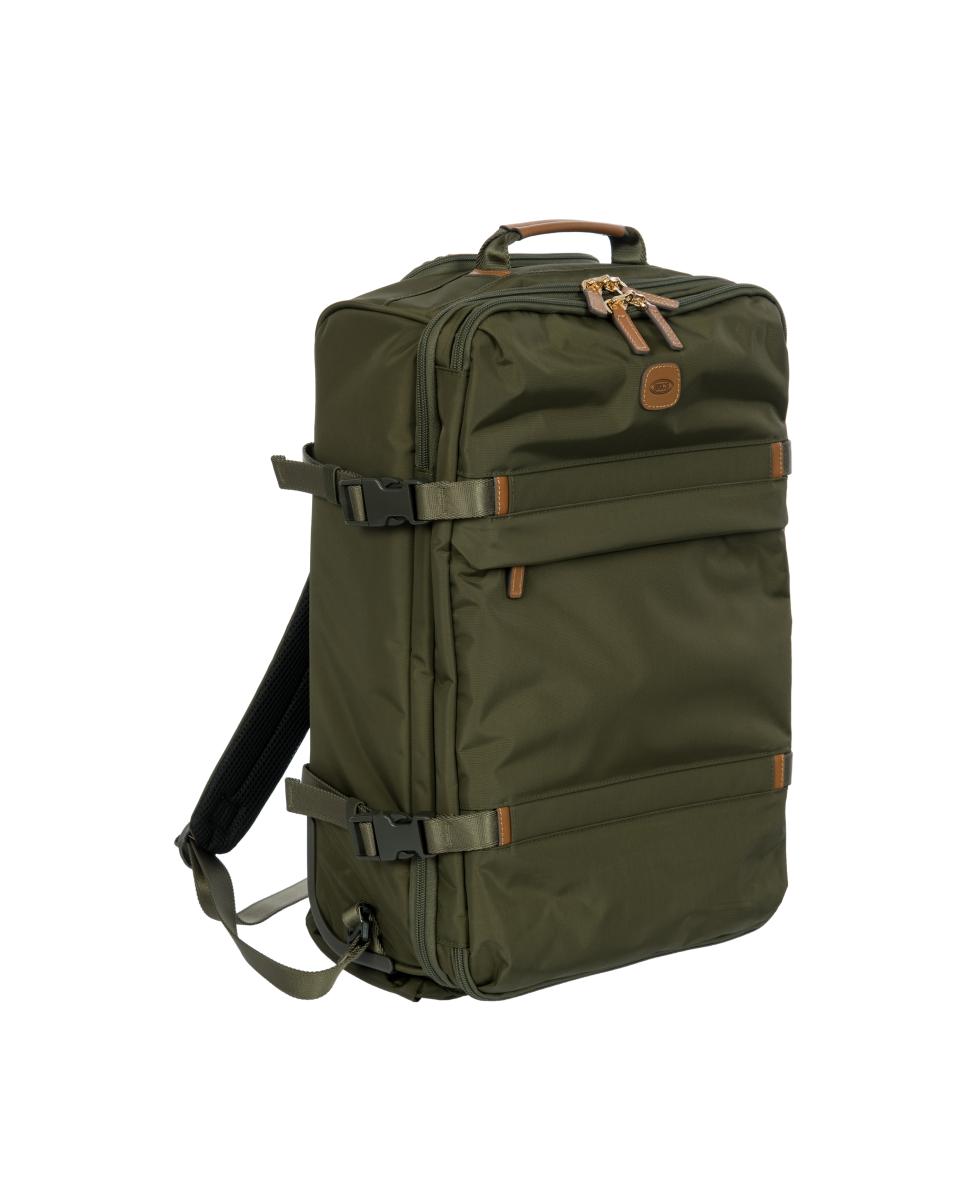 Mochila / Trolley de tejido reciclado 30L - Bric's - Verde oscuro Verde oscuro-7