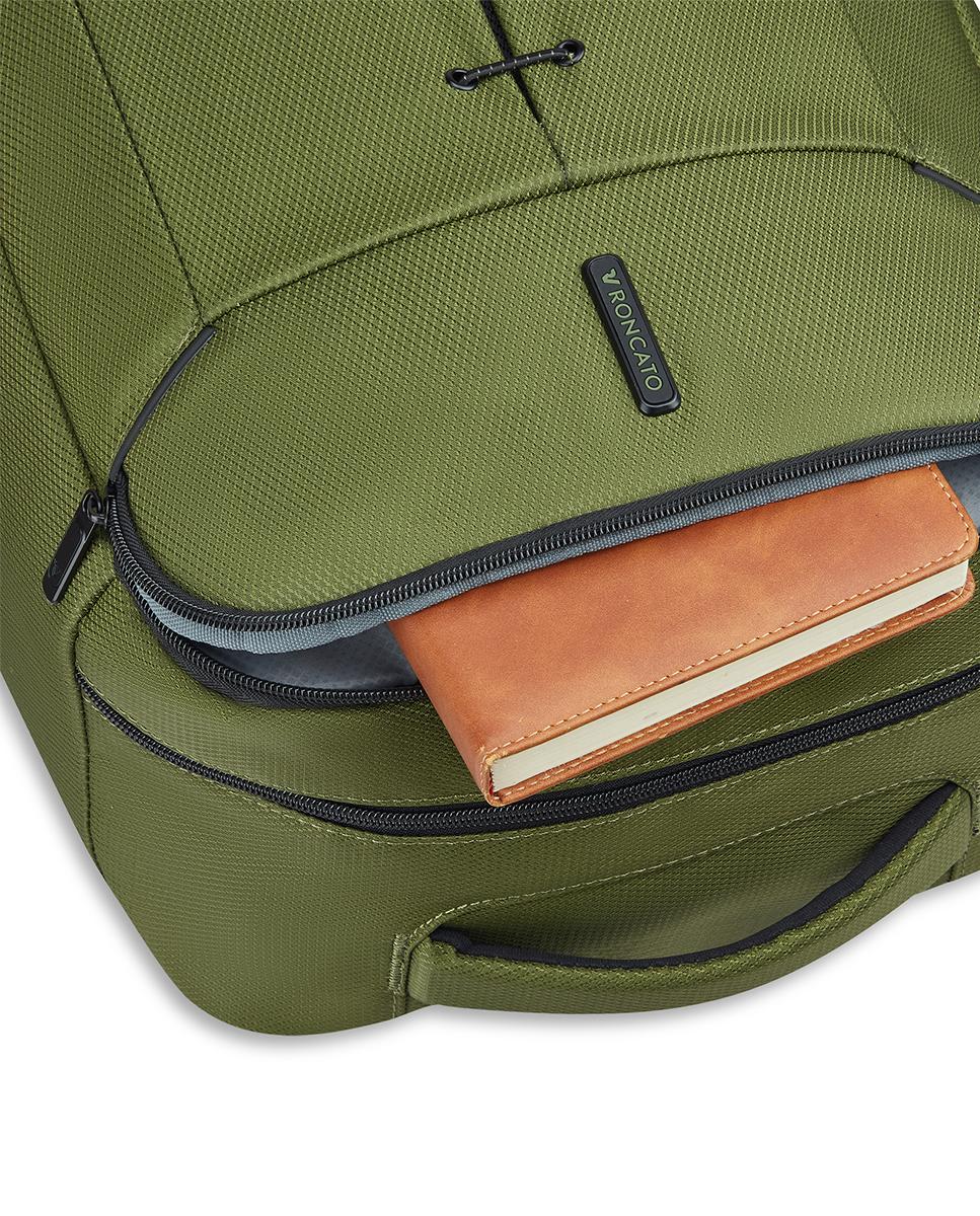 Mochila de Viagem para Portátil 15.6 Ironik 2.0 Vueling - 40x20x30 cm Verde-militar-6
