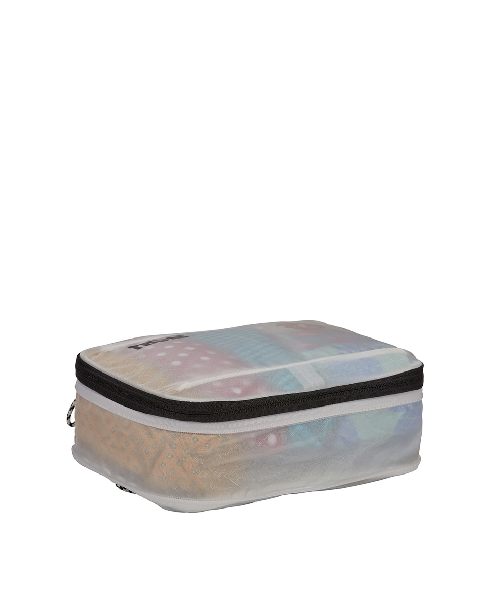 Bolsa para Roupa com Compressão Pequena em nylon - Branca Branco-2