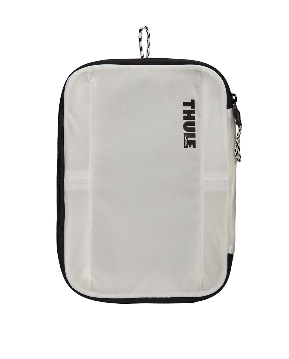 Bolsa para Roupa com Compressão Pequena em nylon - Branca Branco-5